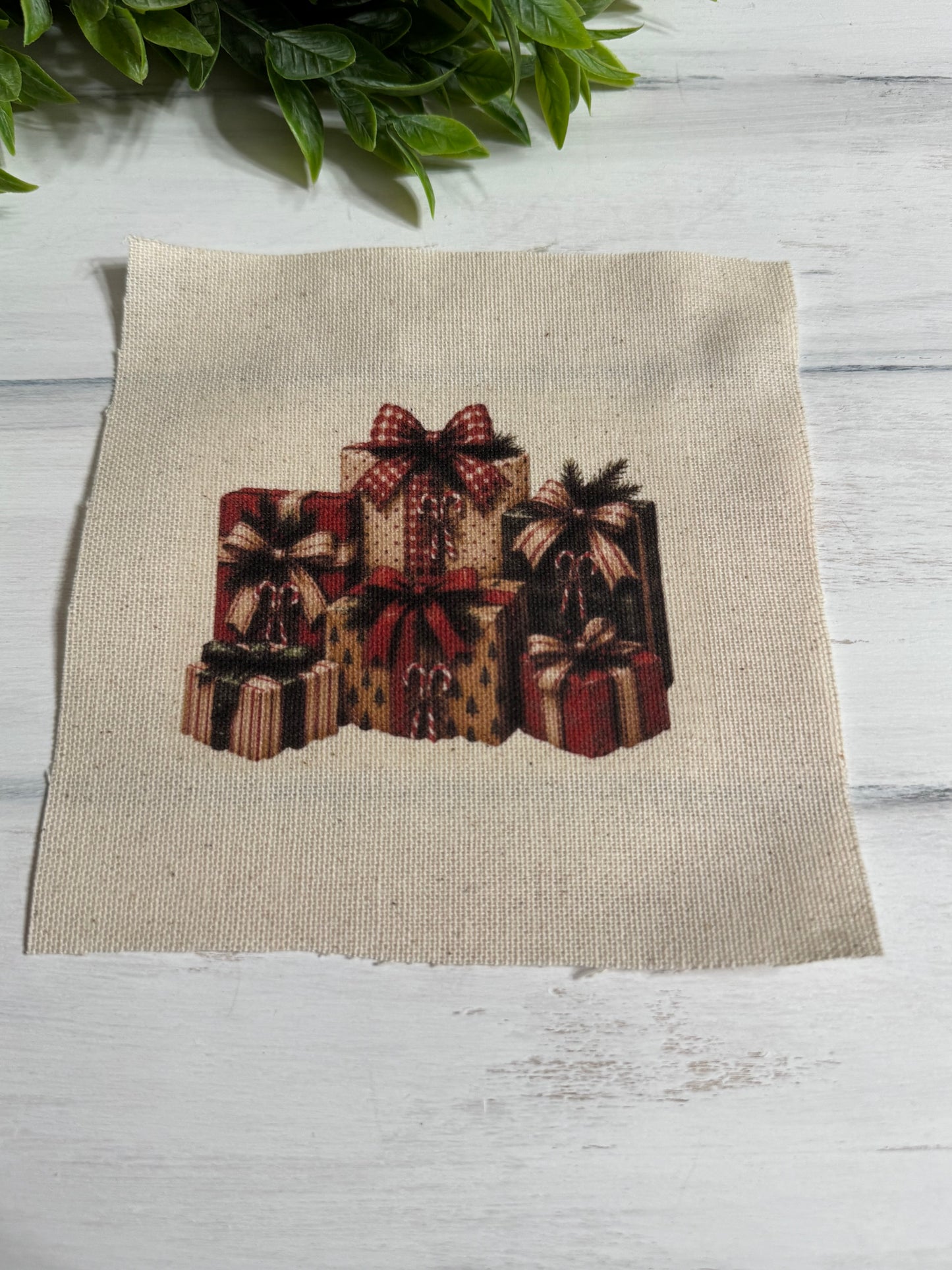Gifts with candy canes 5” patch