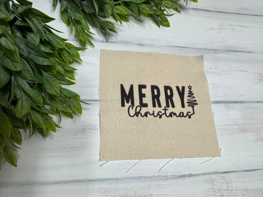 Merry Christmas 5” patch