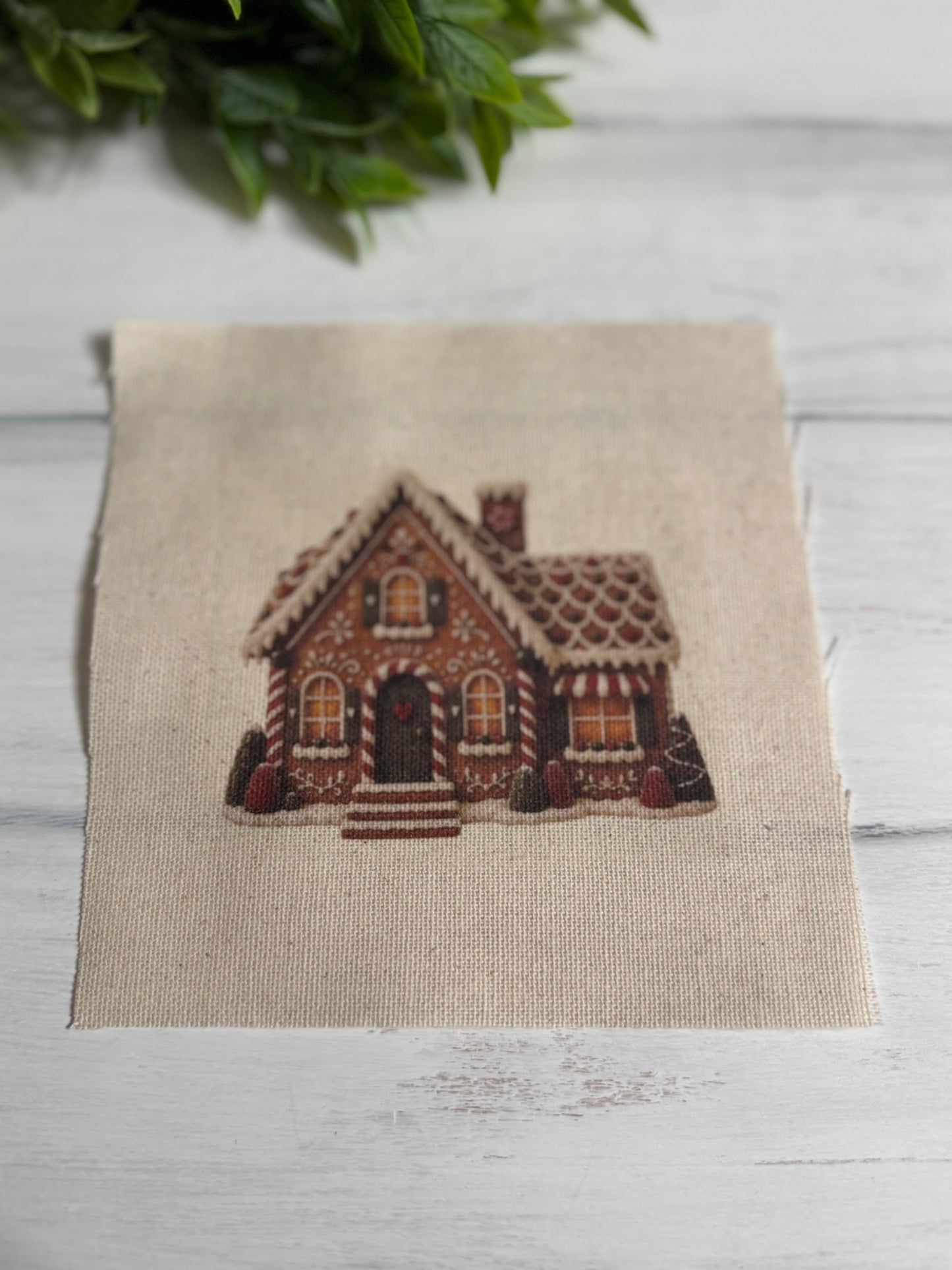Gingerbread house #2 5” patch