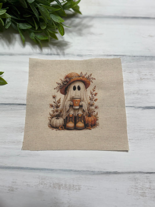Ghost coffee 5” patch
