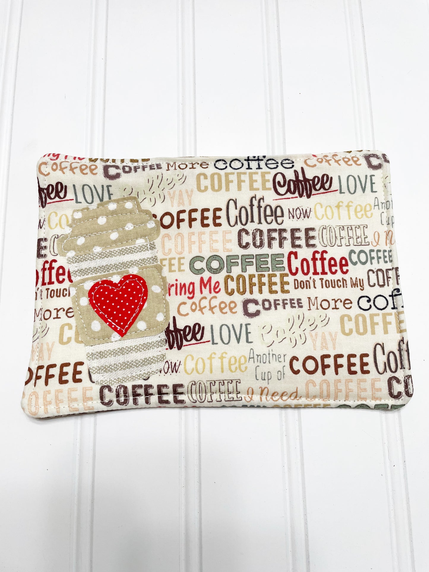 Coffee mug rug