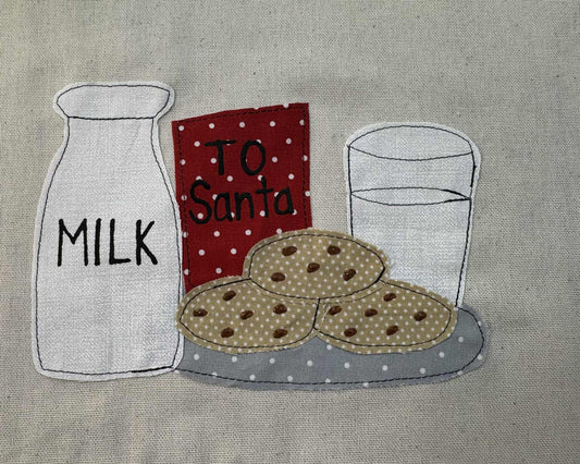 Cookies for Santa applique patterns