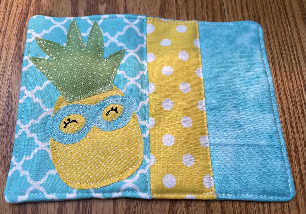 Cool pineapple applique pattern