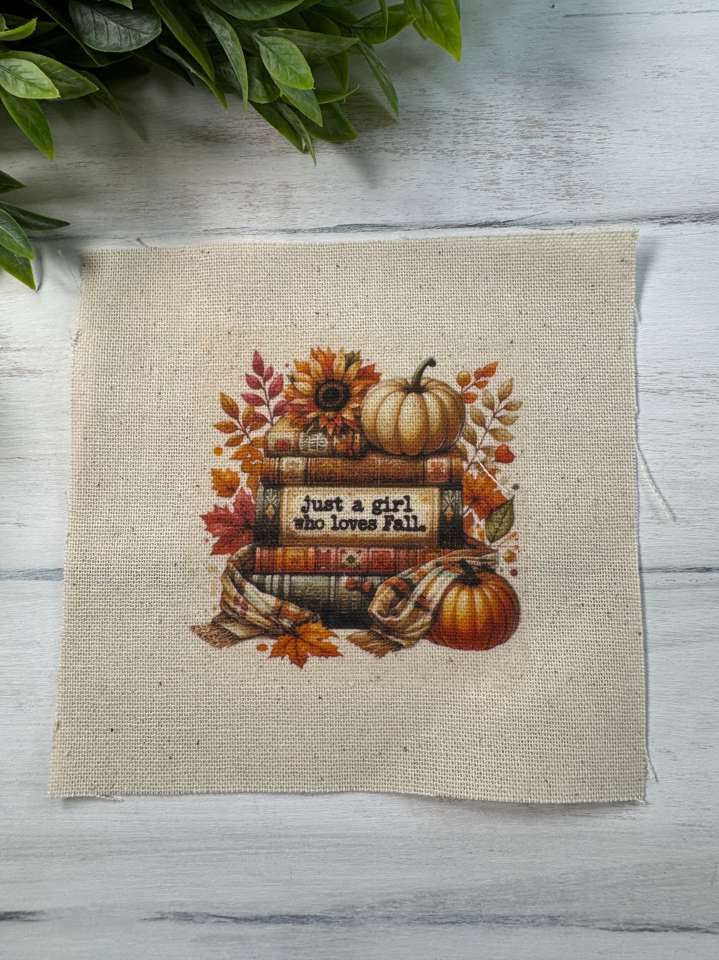 Just a girl- books 5” patch