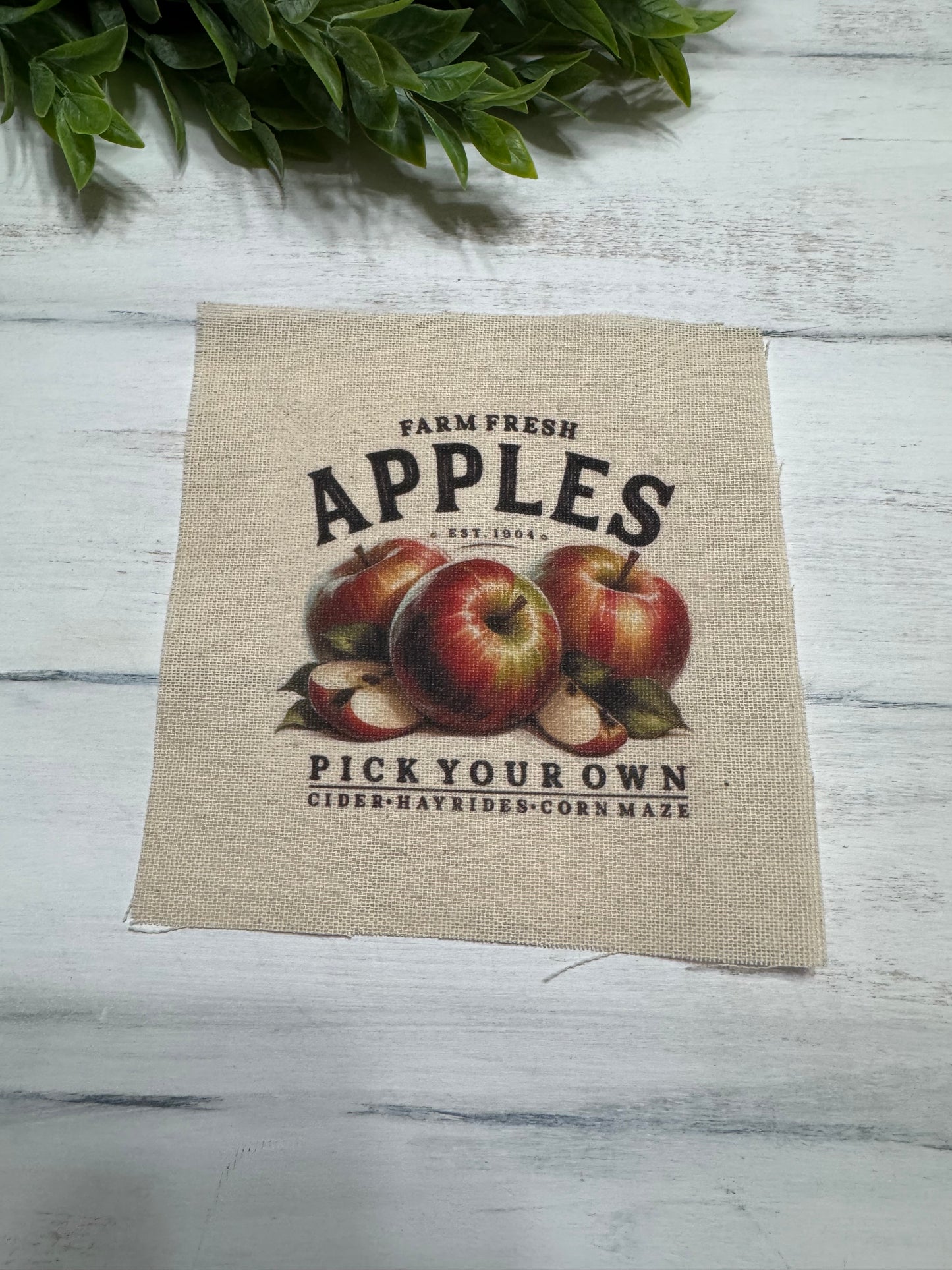 Farm fresh apples 5” patch