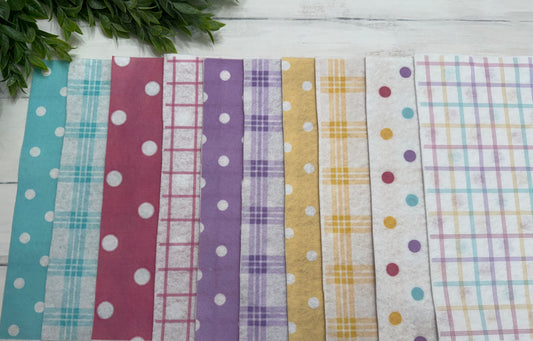 Hello summer printed felt sheets