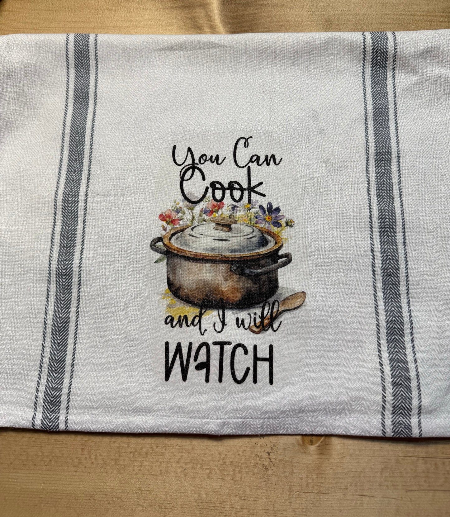 You can cook tea towel