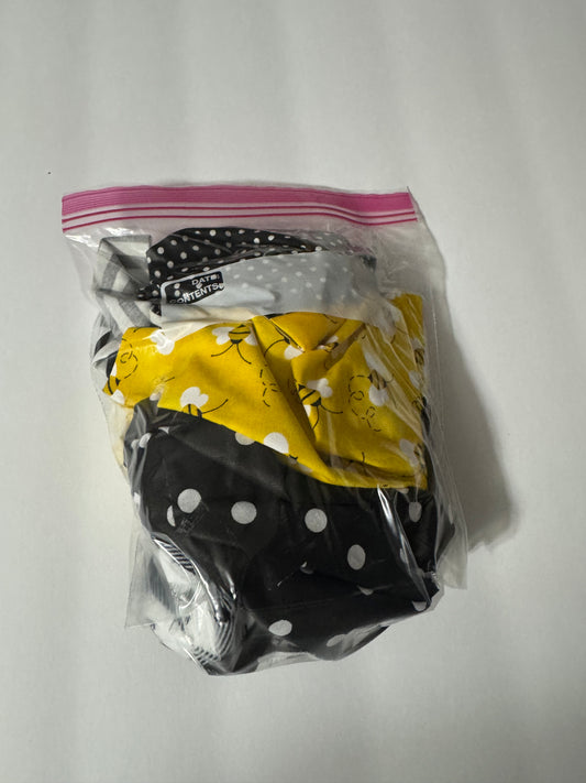 Bees scrap fabric bag