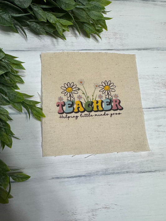 Helping little minds grow 5” patch