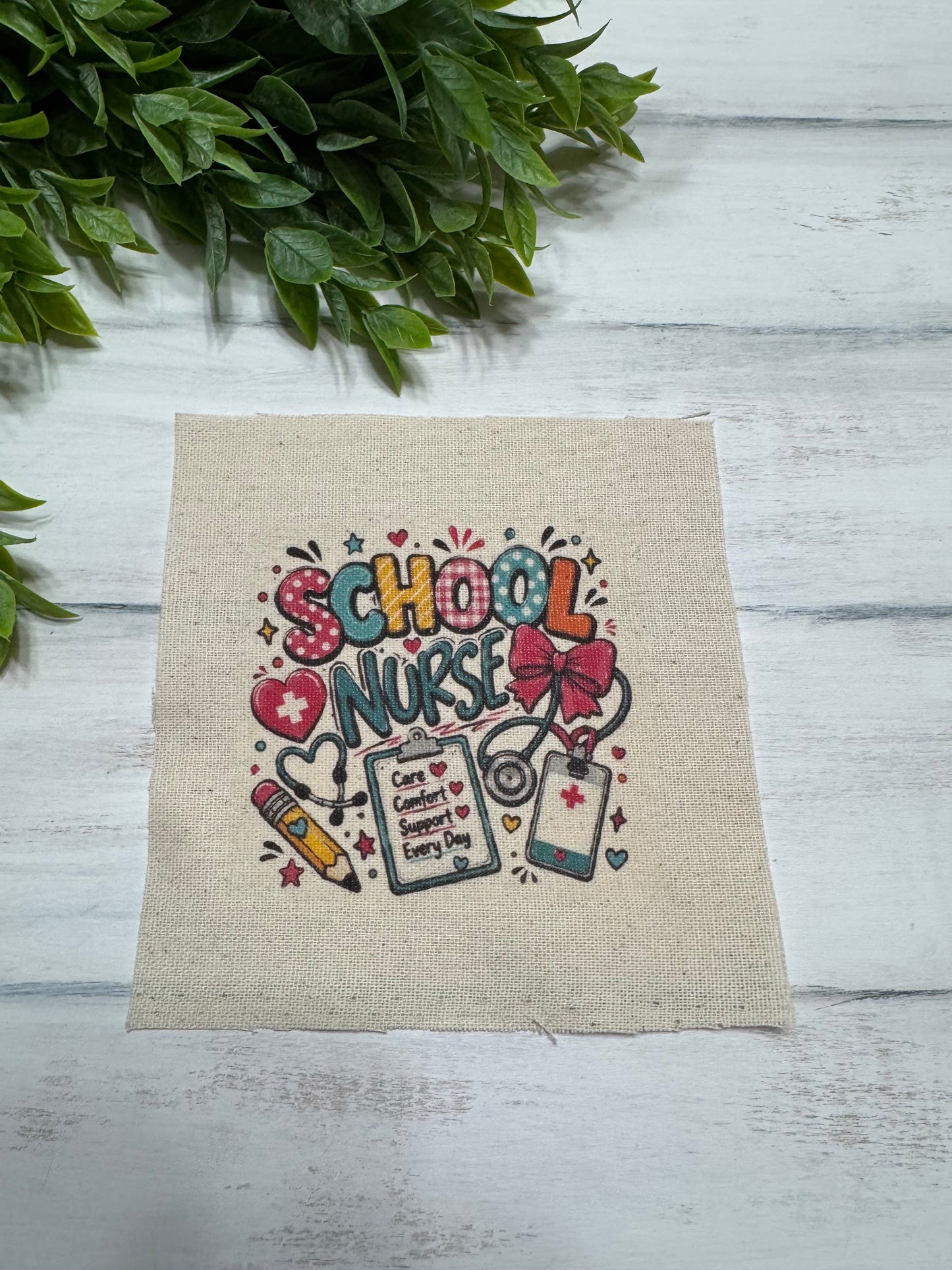 School Nurse 5” patch