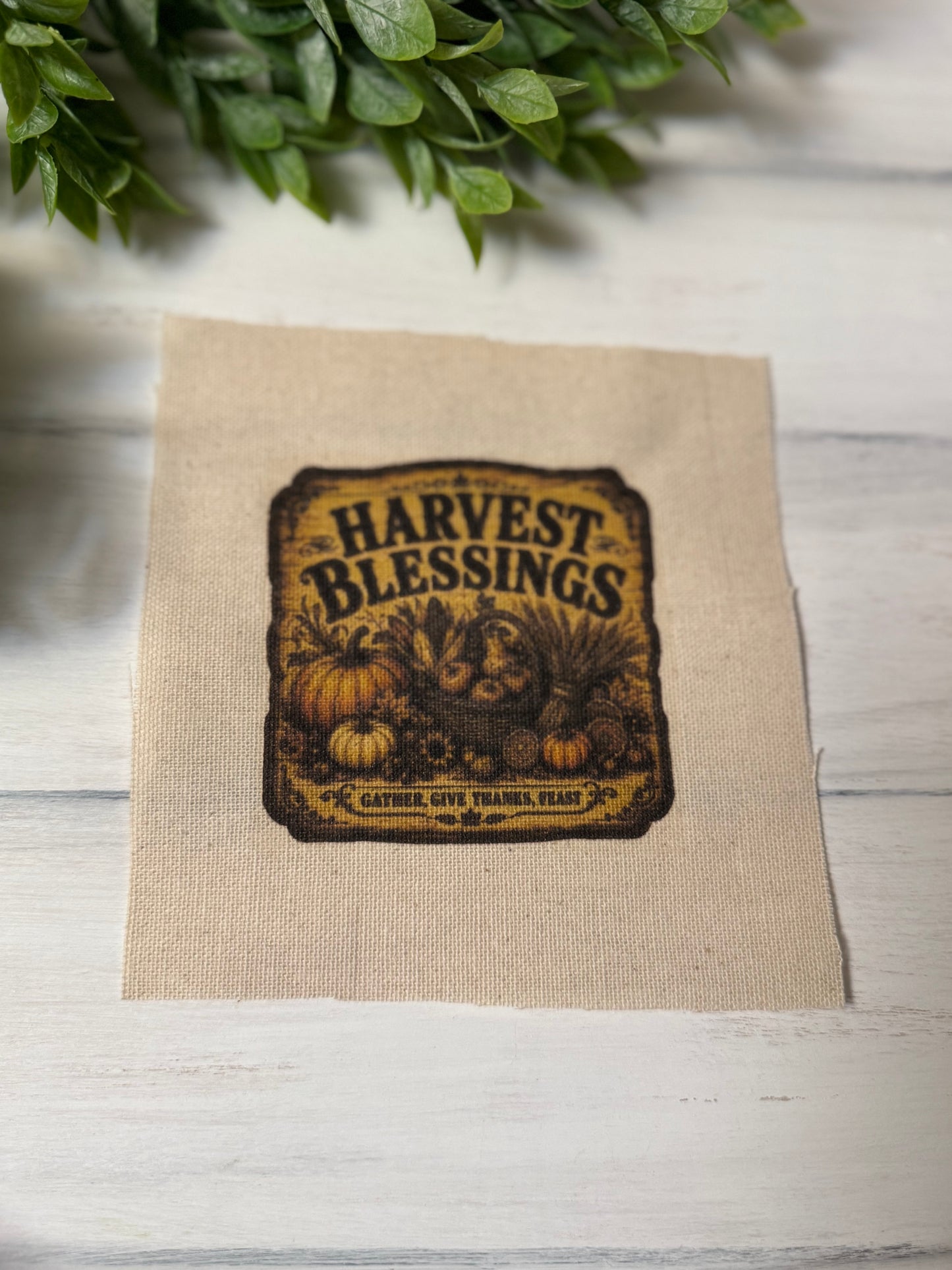 Harvest blessings vintage 5” patch
