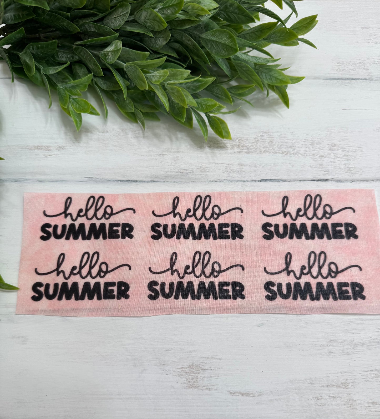 Hello summer pink mini prints set of 6
