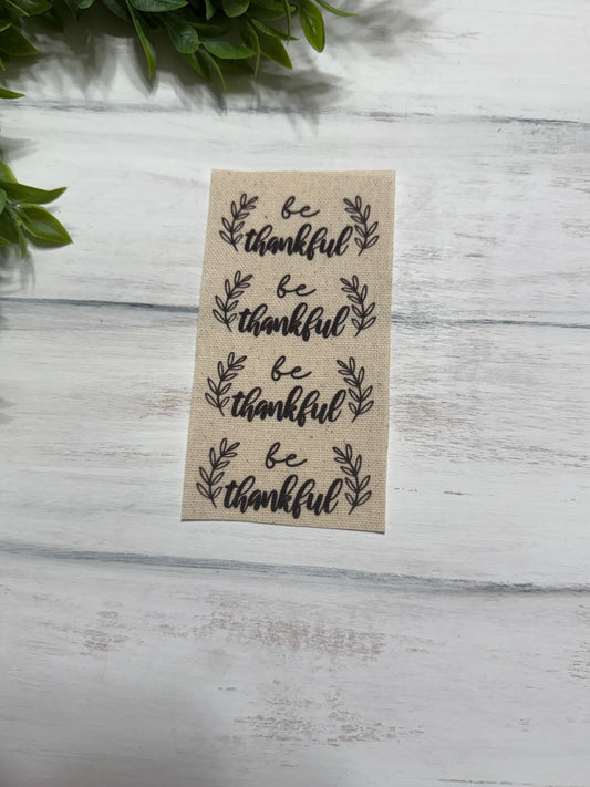 Be thankful mini prints set of 4