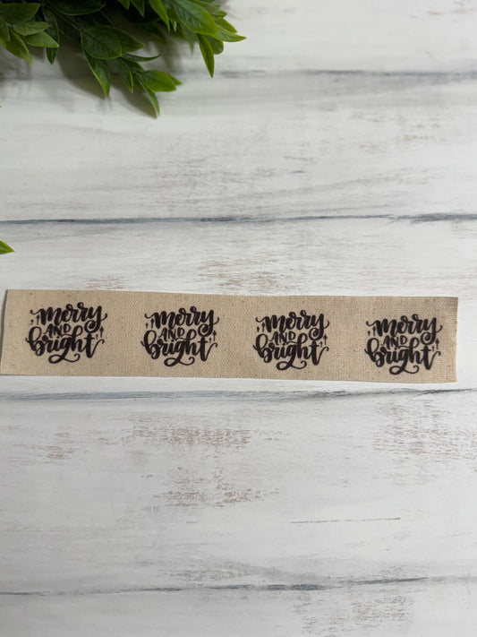 Merry & bright mini prints set of 4