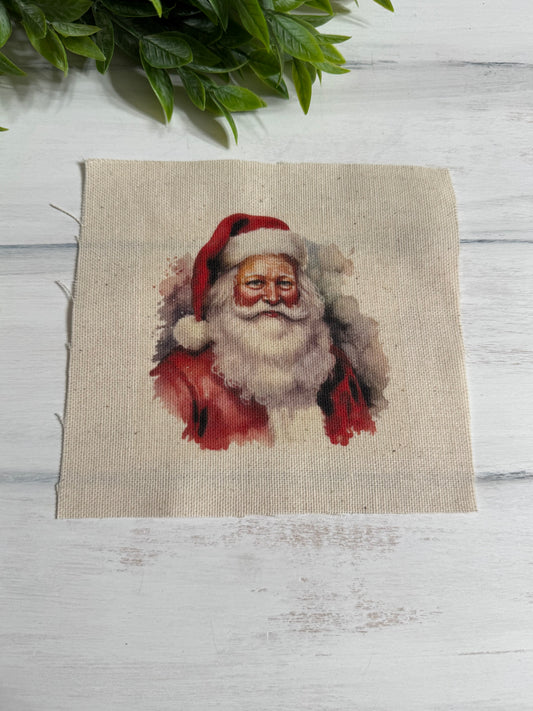 Vintage Santa 5” patch