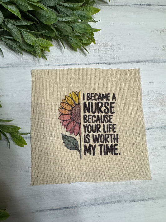 I became a Nurse 5” patch