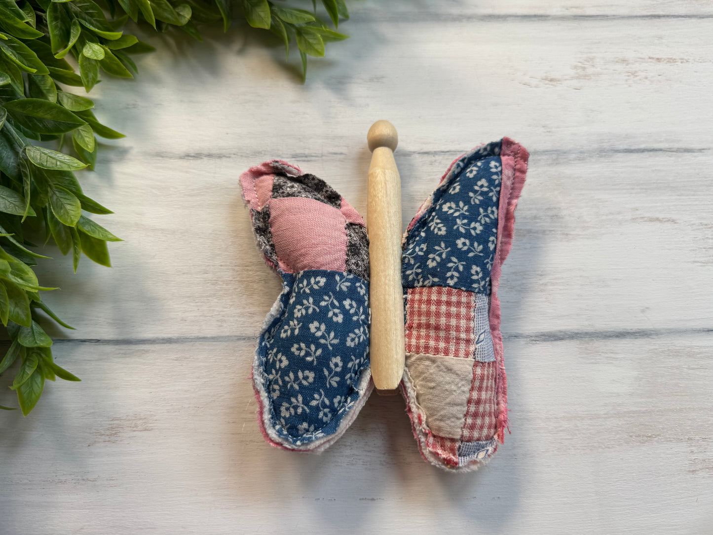 Vintage quilt butterfly