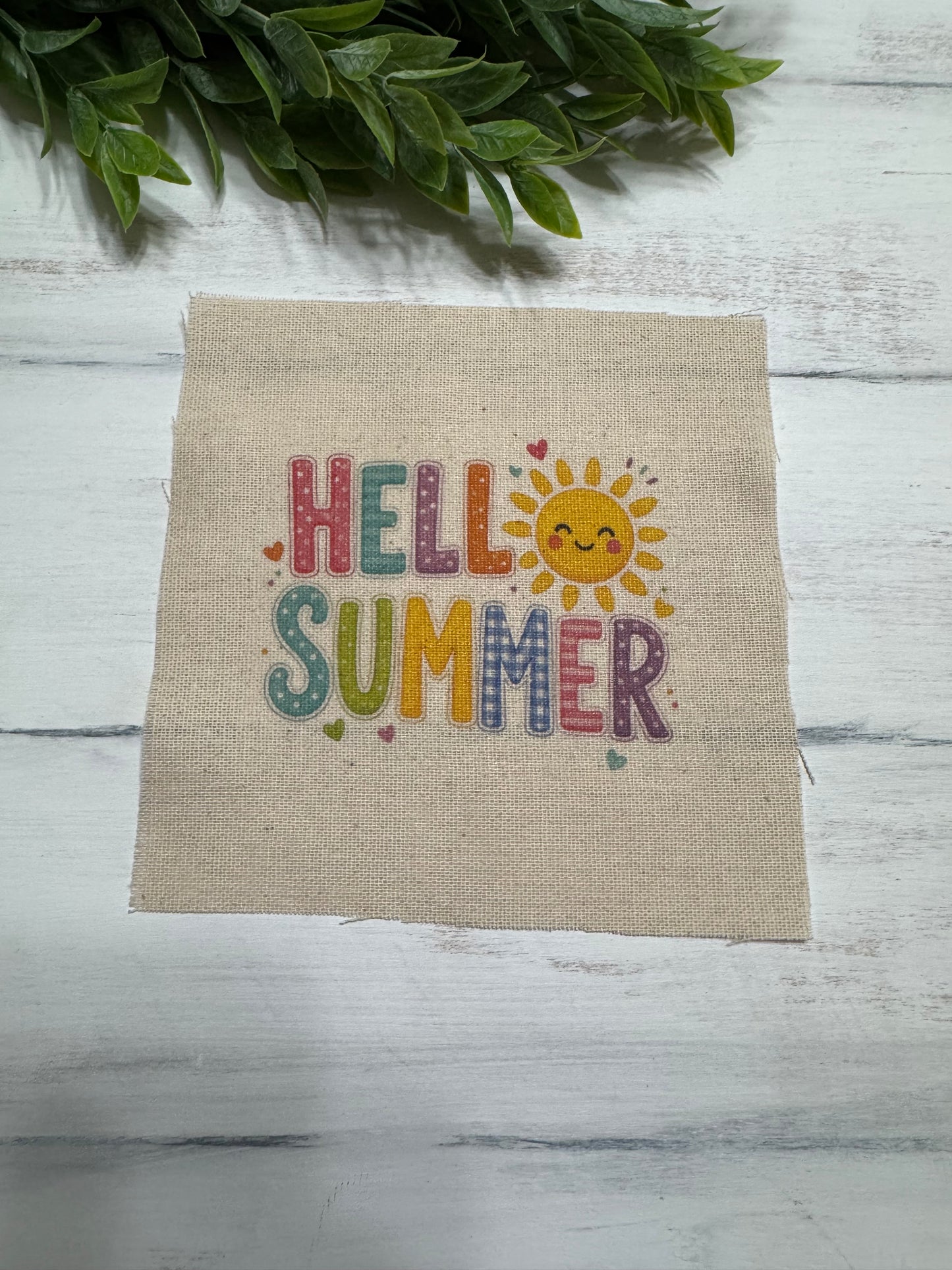 Hello summer 5” patch