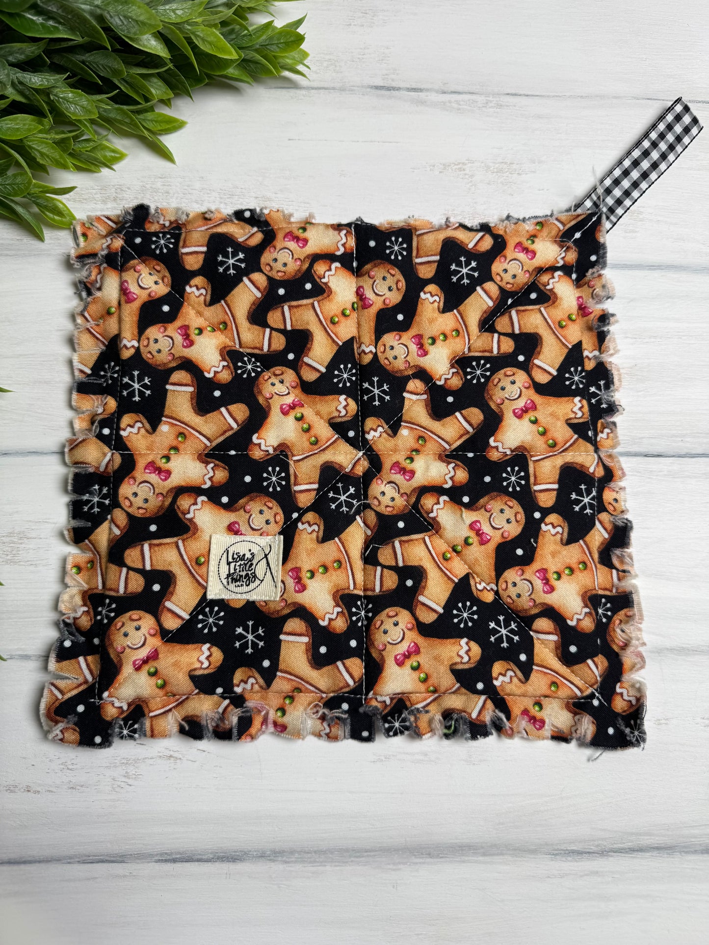 Gingerbread potholder