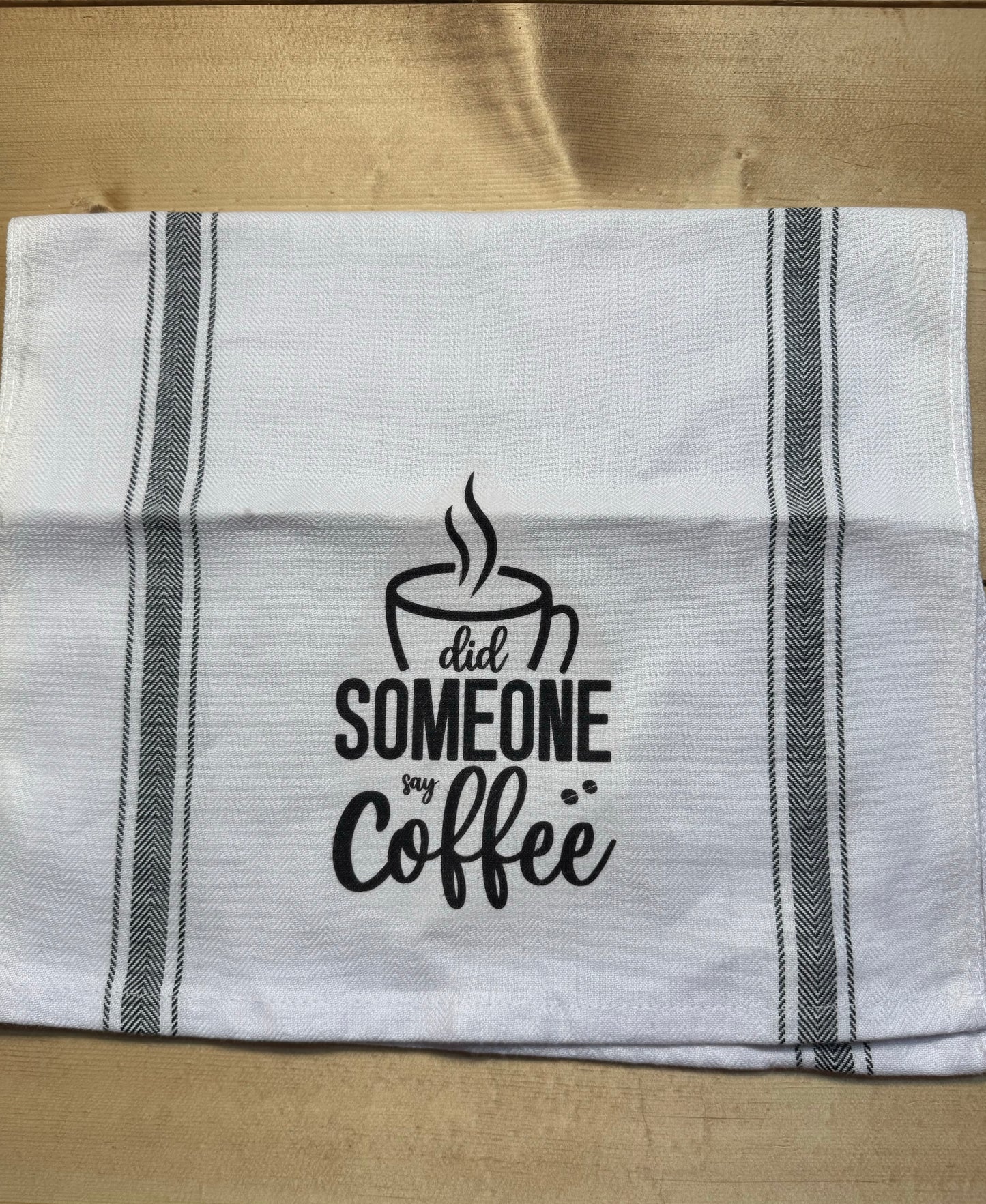 Did someone say coffee tea towel