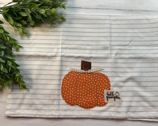 Hello pumpkin tea towel