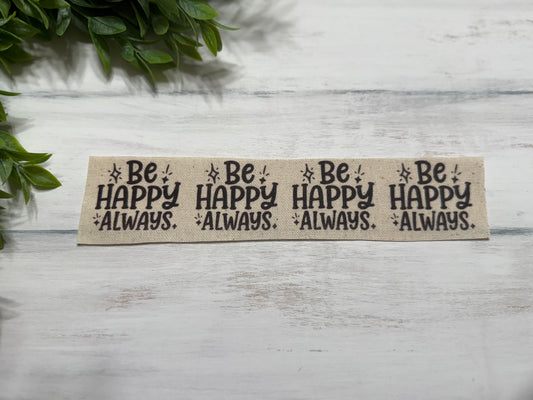 Be happy always mini prints set of 4