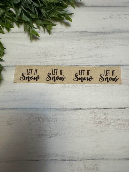 Let it snow mini prints set of 4