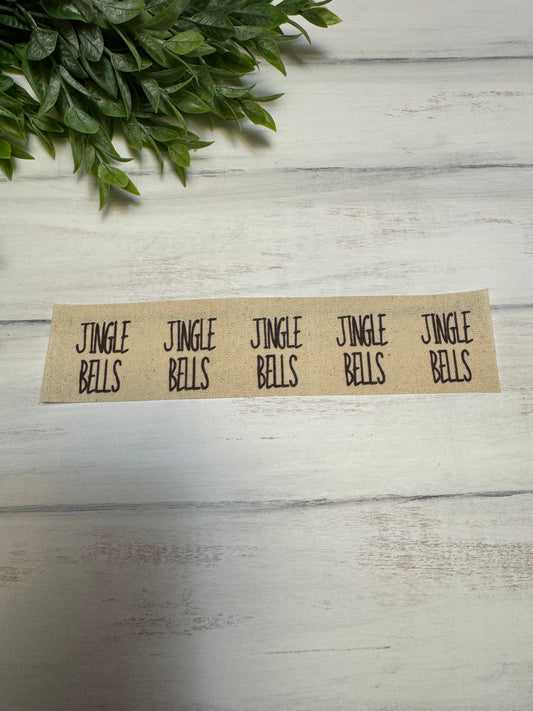Jingle bells mini prints set of 4