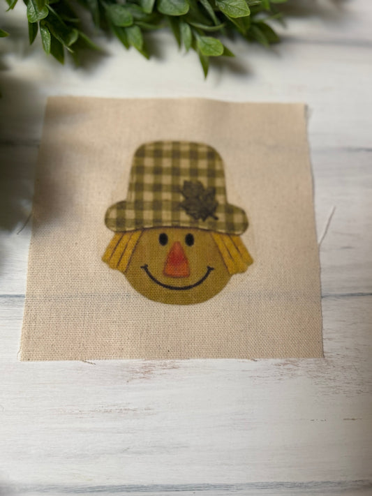 Green scarecrow 5” patch