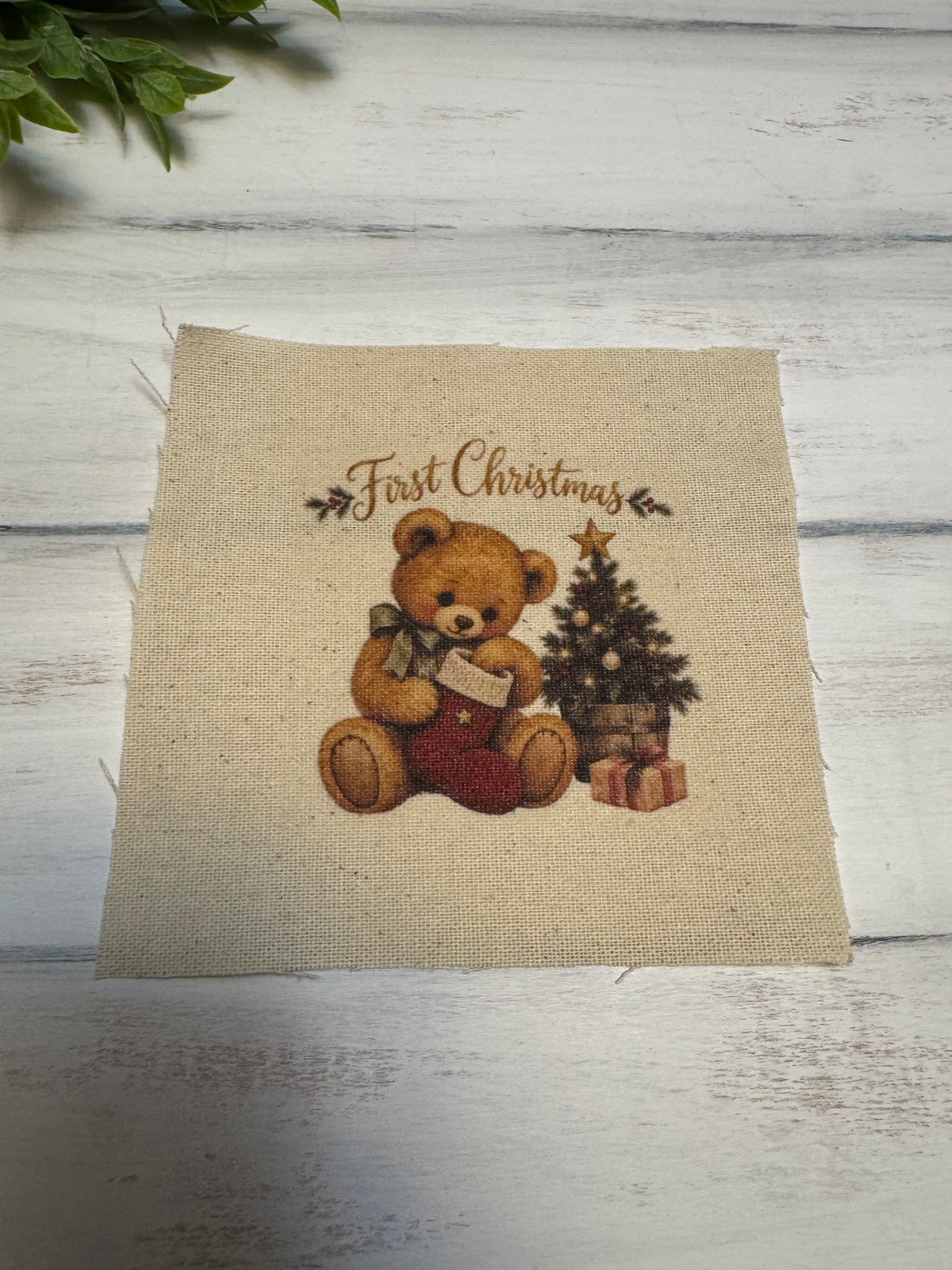 1st Xmas Bear 5” patch