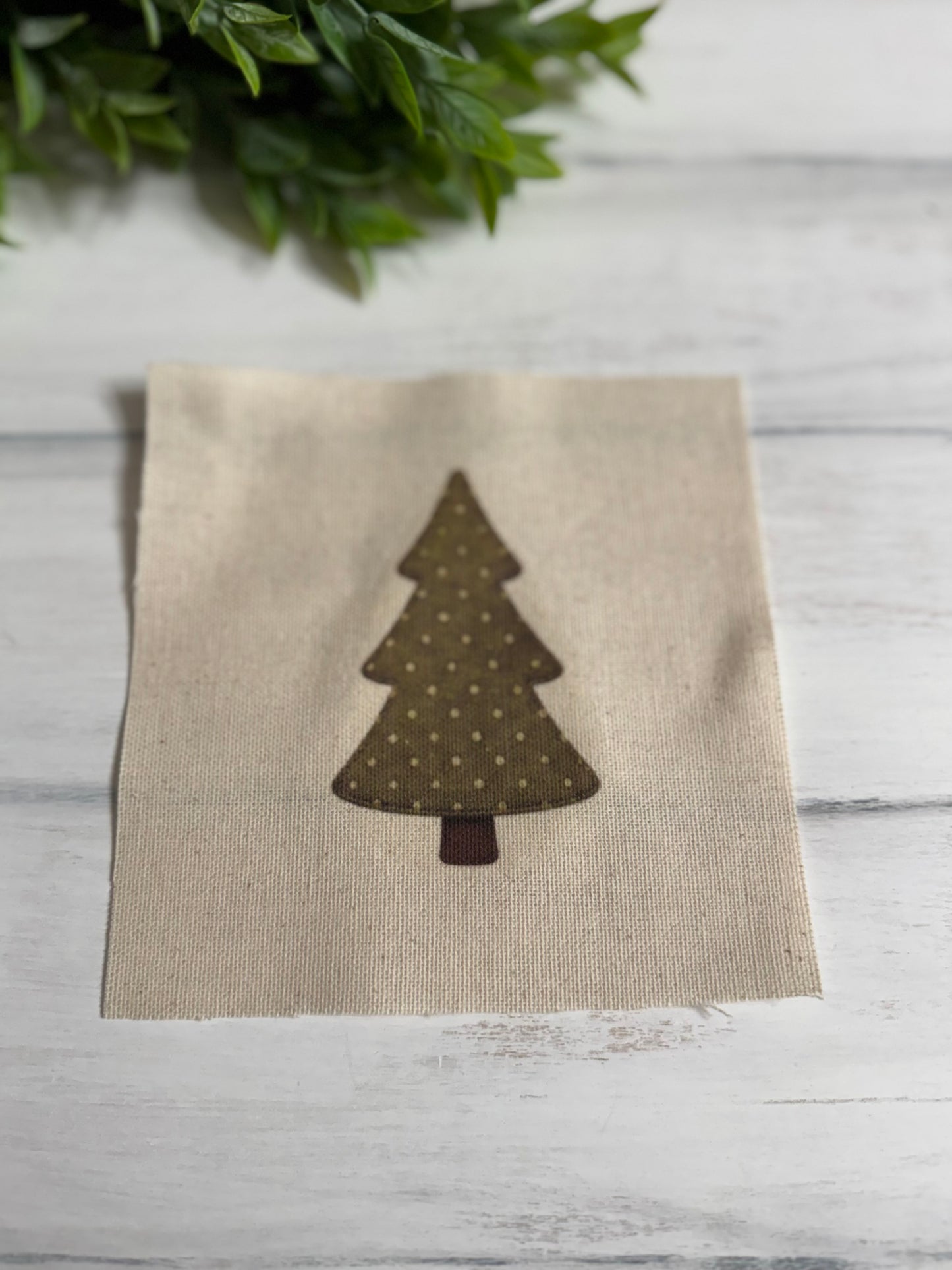 Green dot tree 5” patch