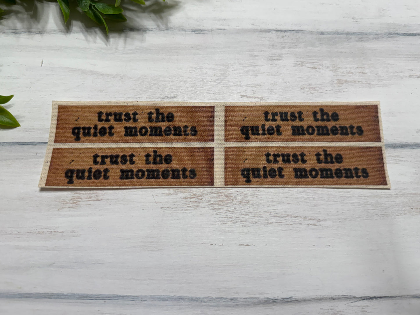 Trust the quiet mini prints set of 4