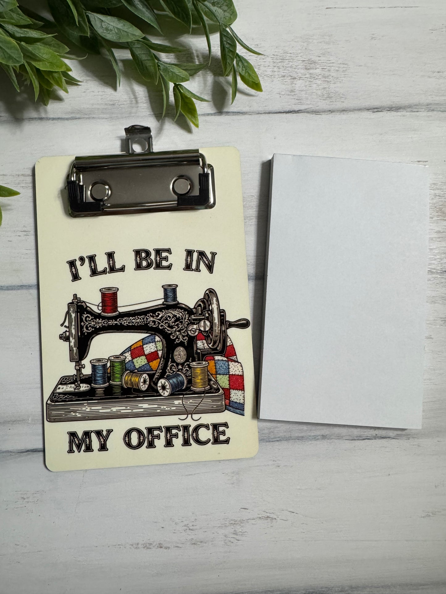 I’ll be in my office mini clipboard