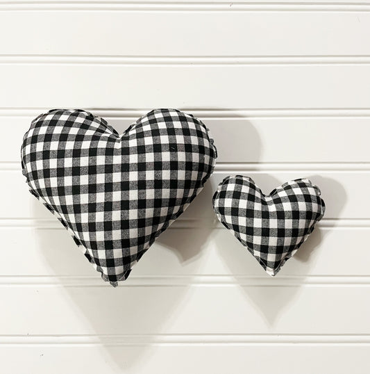 Buffalo plaid Hearts