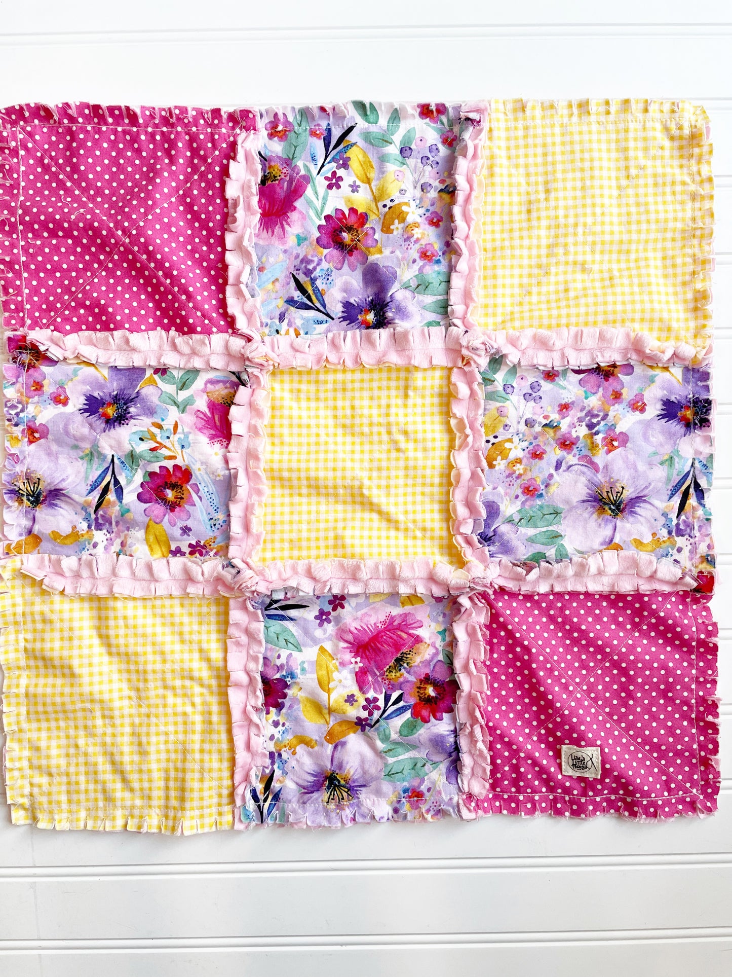 Watercolor floral Attachment quilt