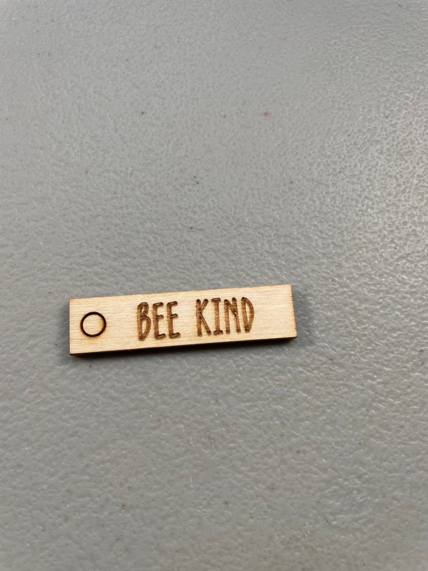 Bee Kind wooden tag