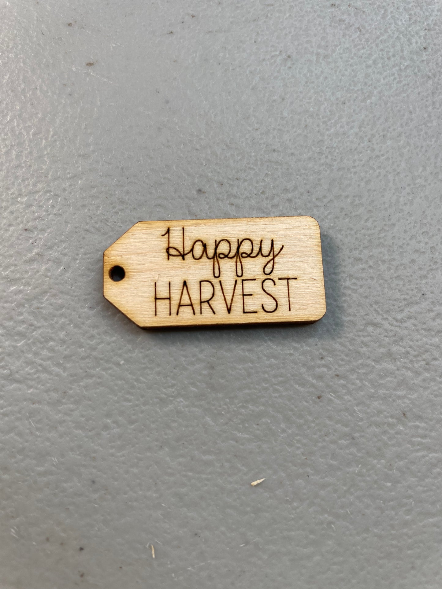 Happy Harvest (NEW!!) wooden tag