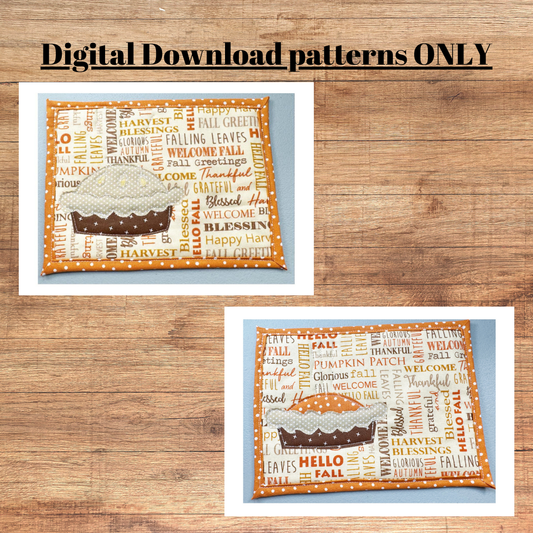 Pie applique pattern