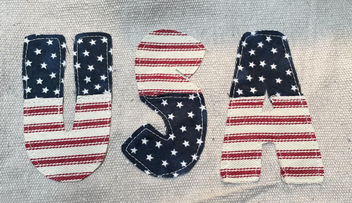 USA applique patterns