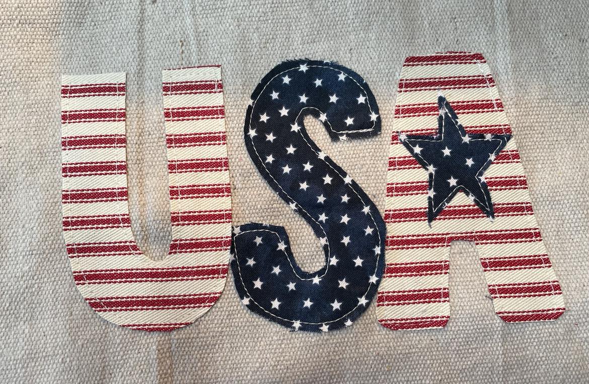 USA applique patterns