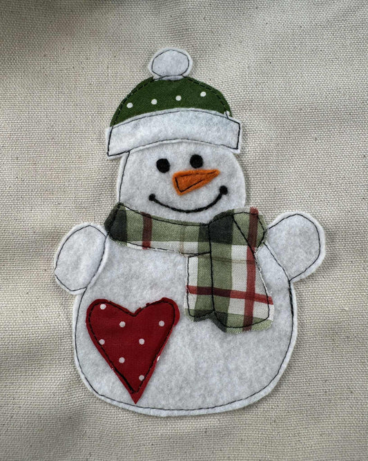 Chunky snowman applique patterns