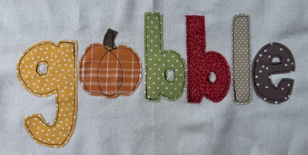 Gobble applique patterns