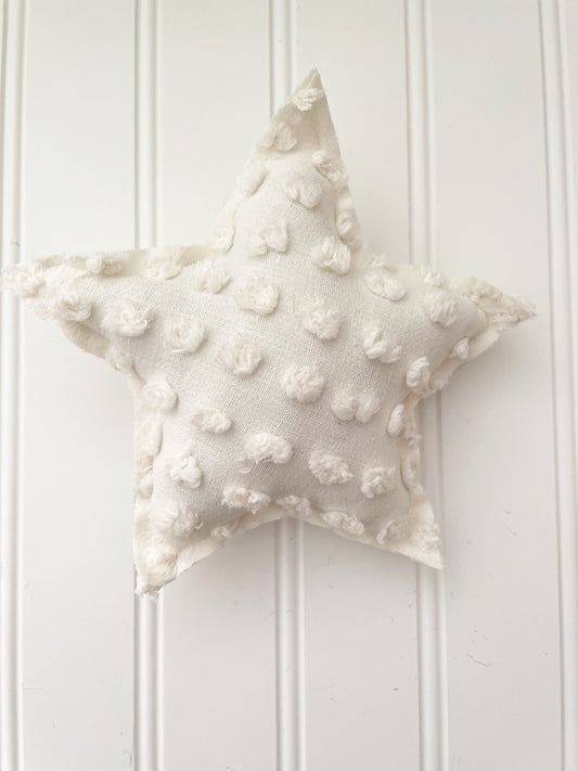Puffy dot Vintage chenille star