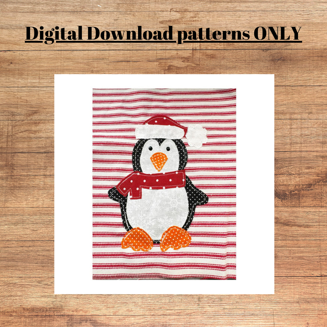 Penguin applique pattern