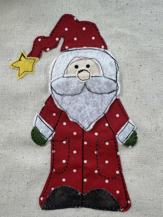 Primitive Santa applique patterns
