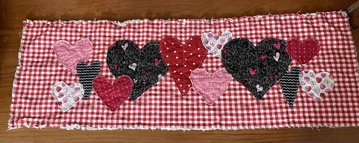 Heart applique sampler pack