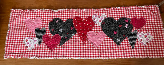 Heart applique sampler pack