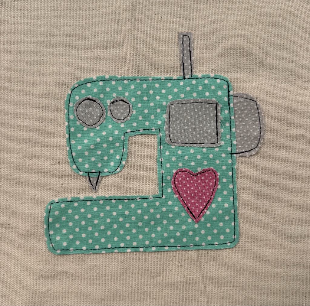Sewing machine applique pattern