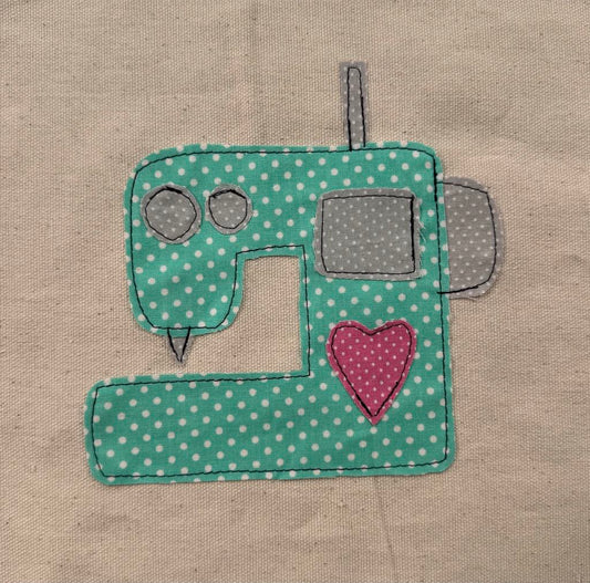 Sewing machine applique pattern