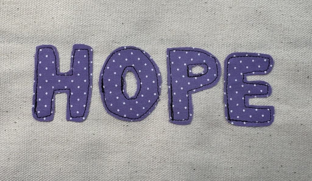 Uppercase font #1 applique patterns